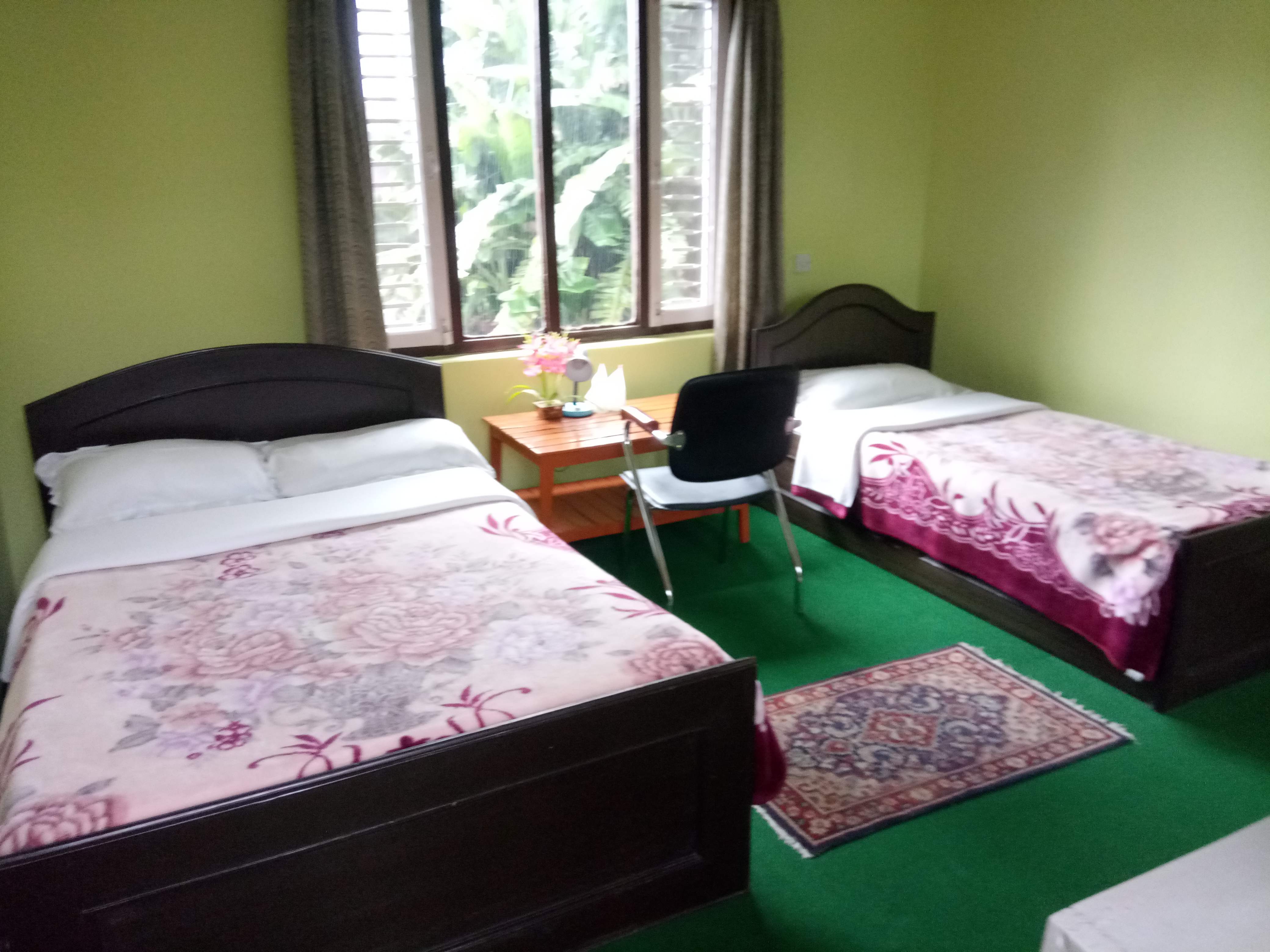 Photo of a Standard Single, Double and Twin Room of a Hotel in Lakeside Pokhara Nepal. New Pokhara Lodge